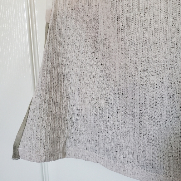 Sacred Threads Unique Sheer Patchwork Netting Neutral Boho Hippie Top Size Small - Picture 11 of 11